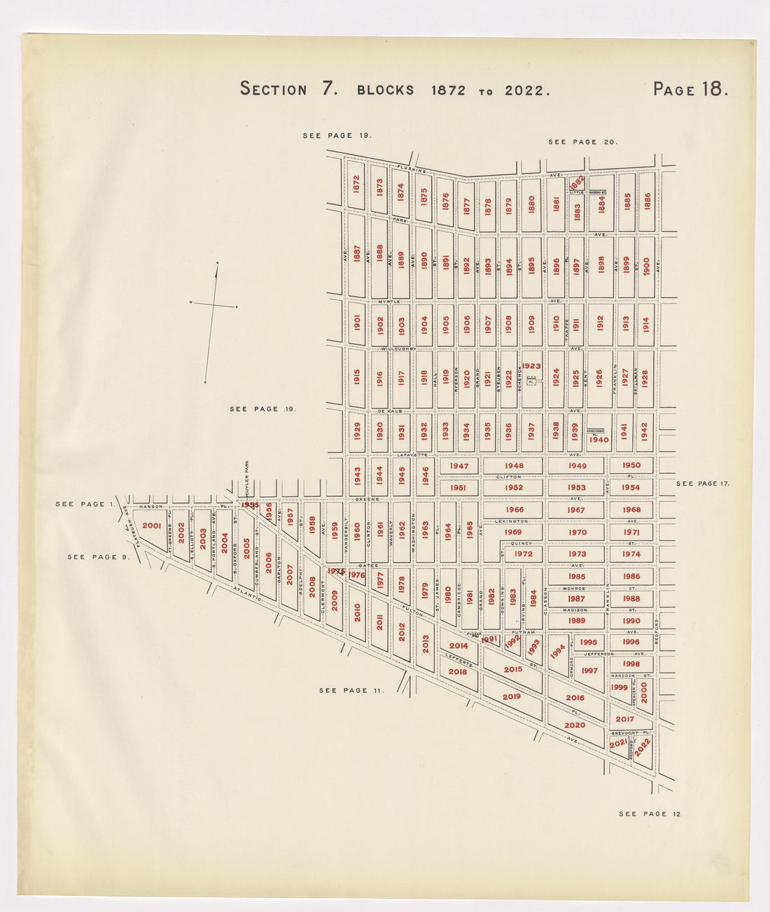 Image 22 of the Land Map of the County of Kings, State of New York 1911 to 1920, Inclusive from the Land Map of the County of Kings, State of New York 1911 to 1920, Inclusive 1910 by Relic Map Company