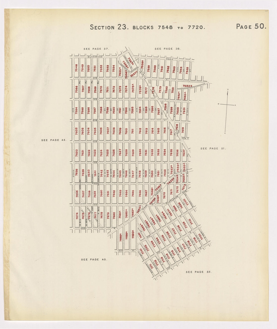 Image 54 of the Land Map of the County of Kings, State of New York 1911 to 1920, Inclusive from the Land Map of the County of Kings, State of New York 1911 to 1920, Inclusive 1910 by Relic Map Company