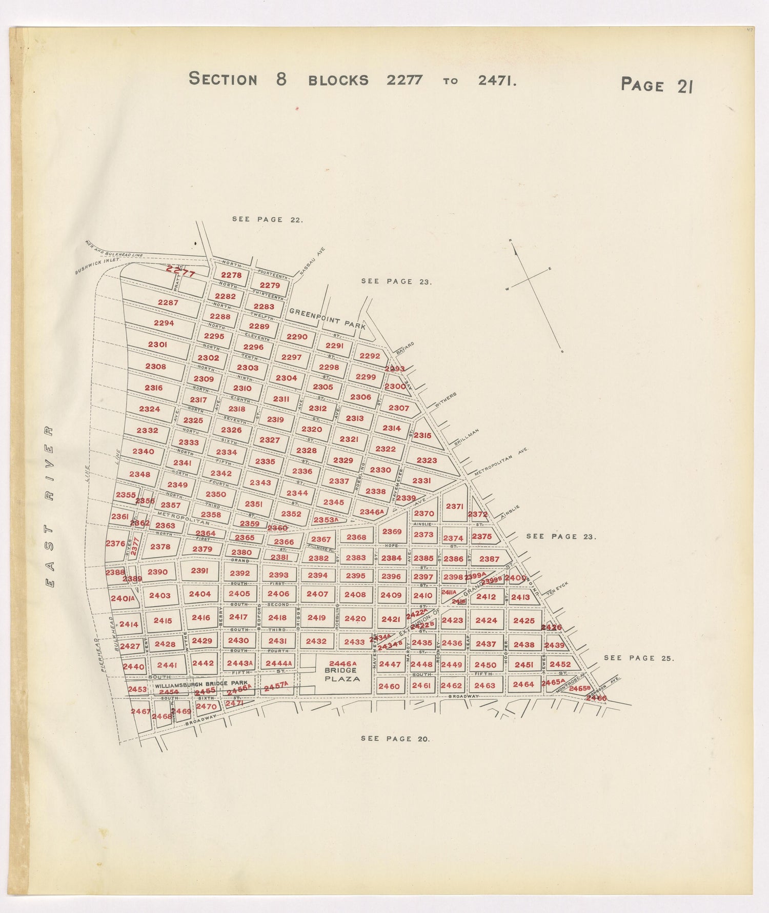 Image 25 of the Land Map of the County of Kings, State of New York 1911 to 1920, Inclusive from the Land Map of the County of Kings, State of New York 1911 to 1920, Inclusive 1910 by Relic Map Company