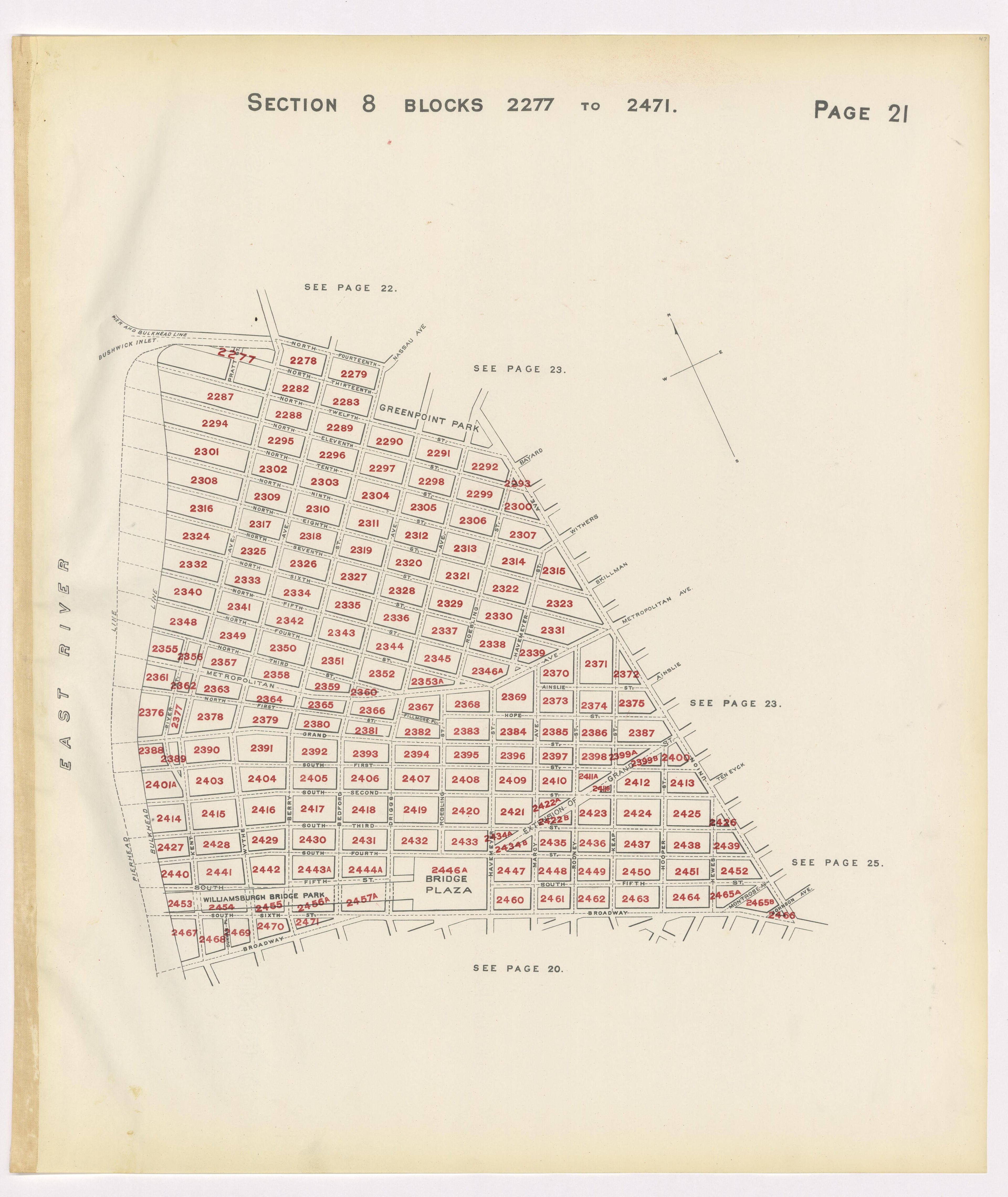 Image 25 of the Land Map of the County of Kings, State of New York 1911 to 1920, Inclusive from the Land Map of the County of Kings, State of New York 1911 to 1920, Inclusive 1910 by Relic Map Company