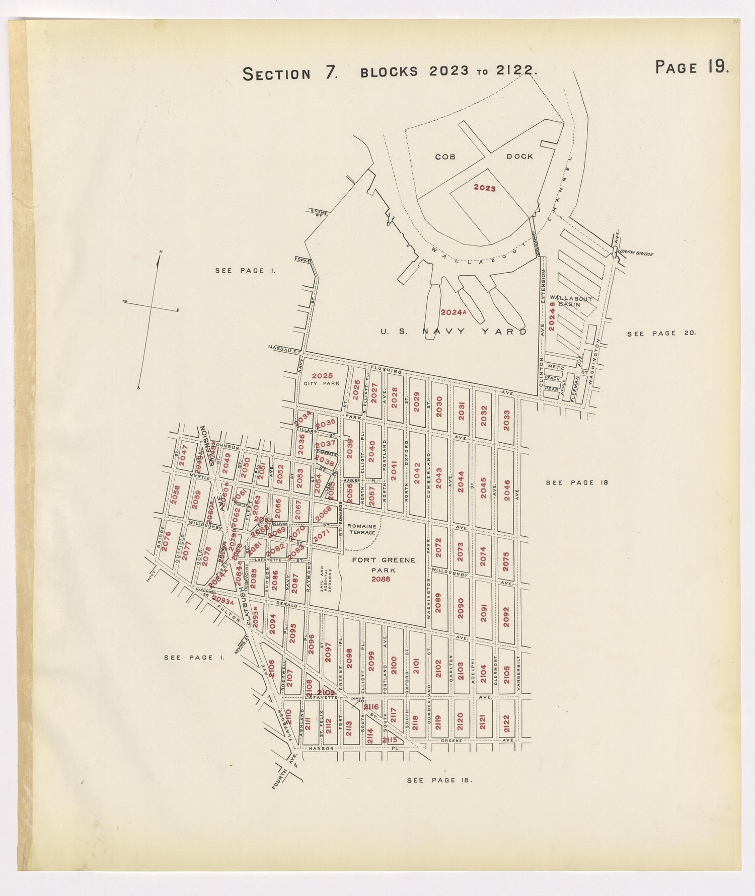 Image 23 of the Land Map of the County of Kings, State of New York 1911 to 1920, Inclusive from the Land Map of the County of Kings, State of New York 1911 to 1920, Inclusive 1910 by Relic Map Company