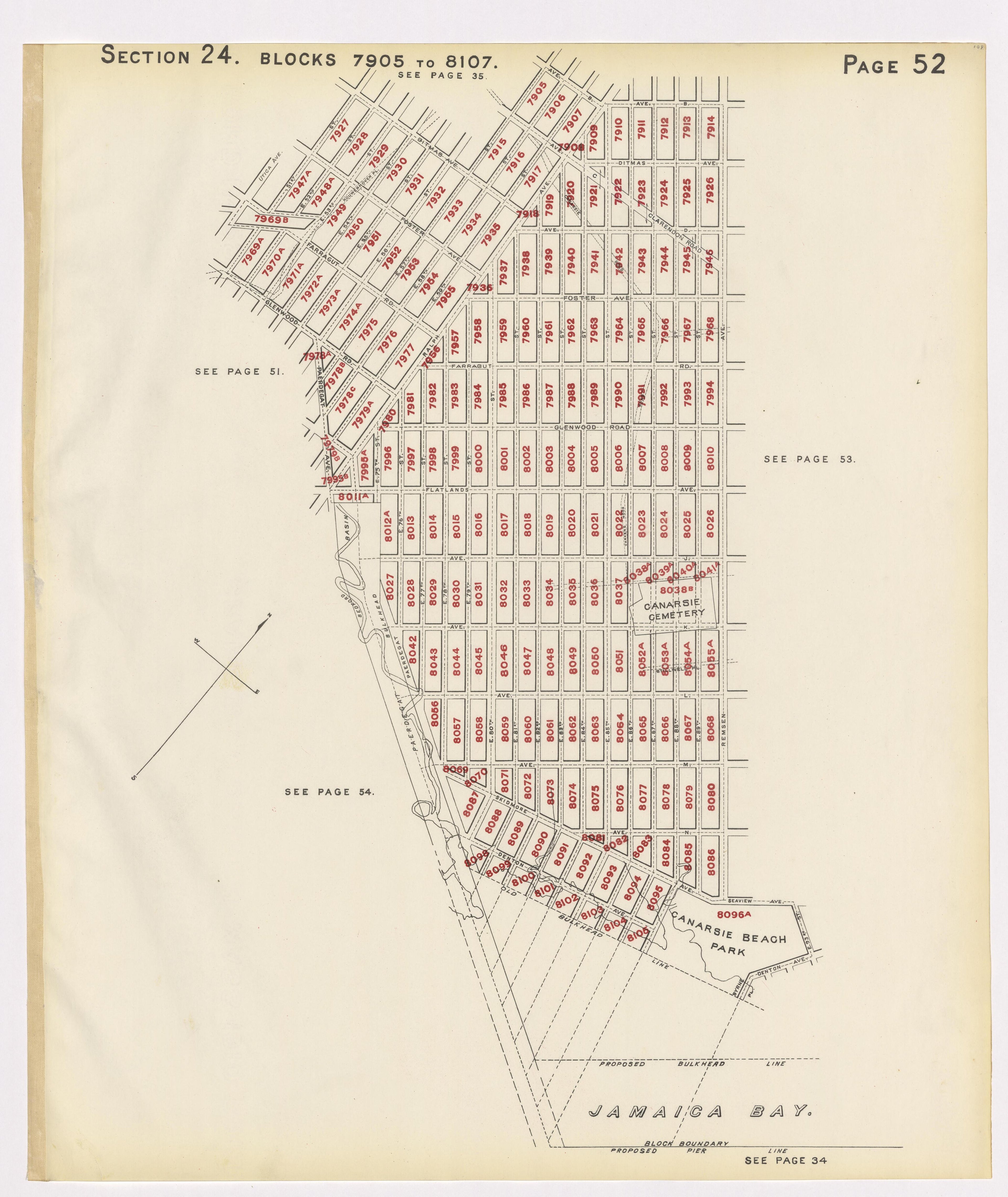 Image 56 of the Land Map of the County of Kings, State of New York 1911 to 1920, Inclusive from the Land Map of the County of Kings, State of New York 1911 to 1920, Inclusive 1910 by Relic Map Company
