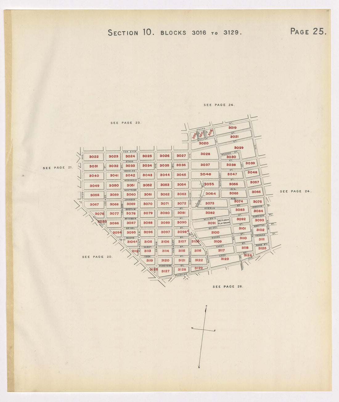 Image 29 of the Land Map of the County of Kings, State of New York 1911 to 1920, Inclusive from the Land Map of the County of Kings, State of New York 1911 to 1920, Inclusive 1910 by Relic Map Company