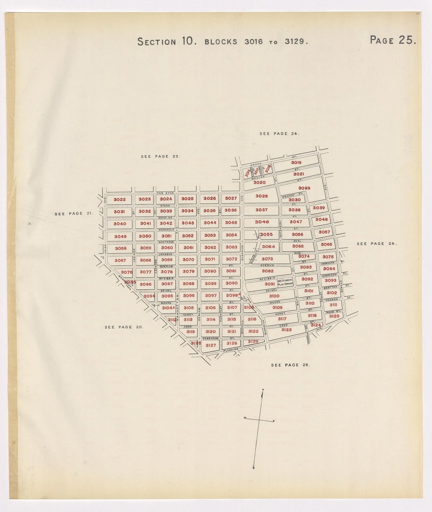Image 29 of the Land Map of the County of Kings, State of New York 1911 to 1920, Inclusive from the Land Map of the County of Kings, State of New York 1911 to 1920, Inclusive 1910 by Relic Map Company