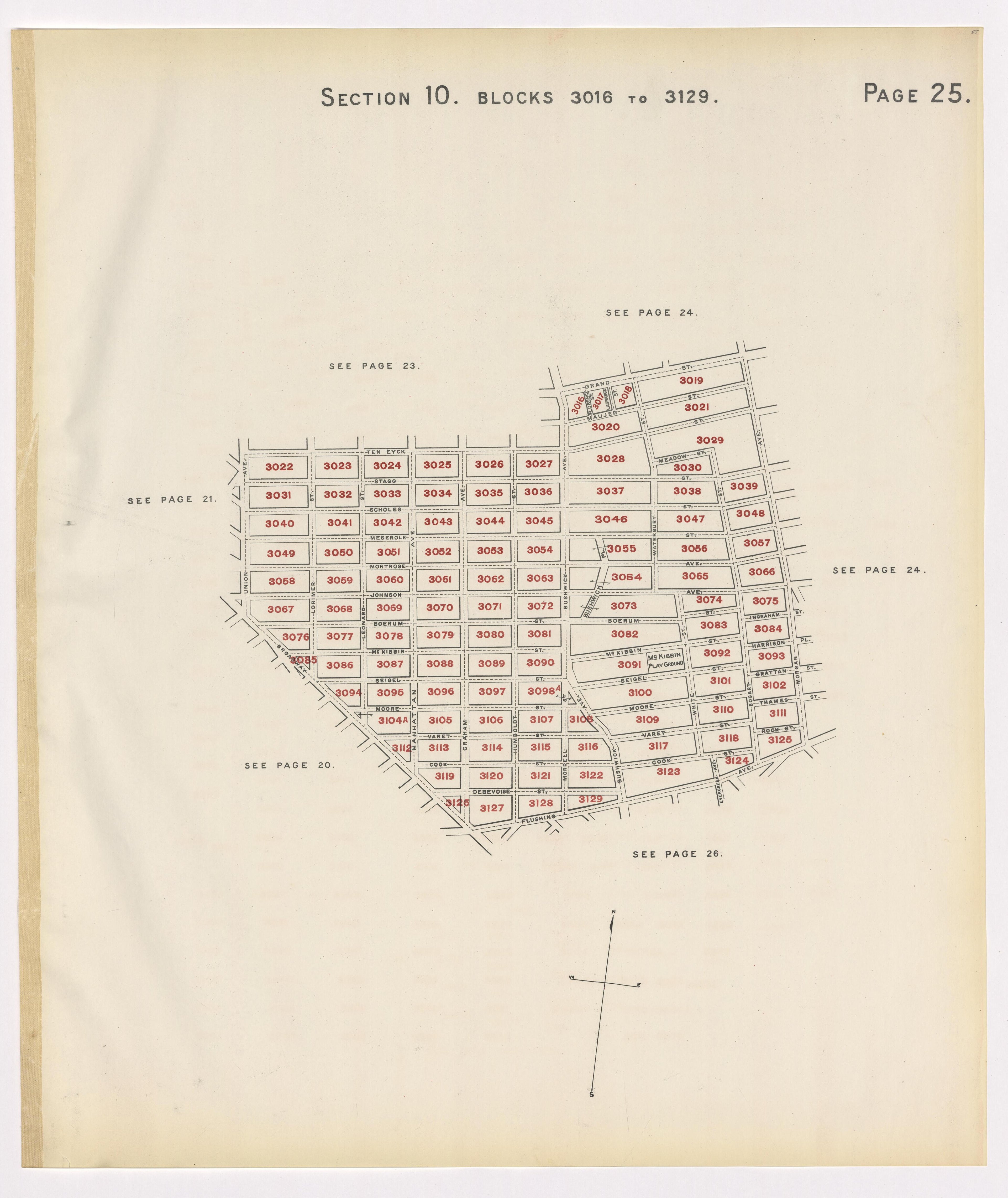 Image 29 of the Land Map of the County of Kings, State of New York 1911 to 1920, Inclusive from the Land Map of the County of Kings, State of New York 1911 to 1920, Inclusive 1910 by Relic Map Company