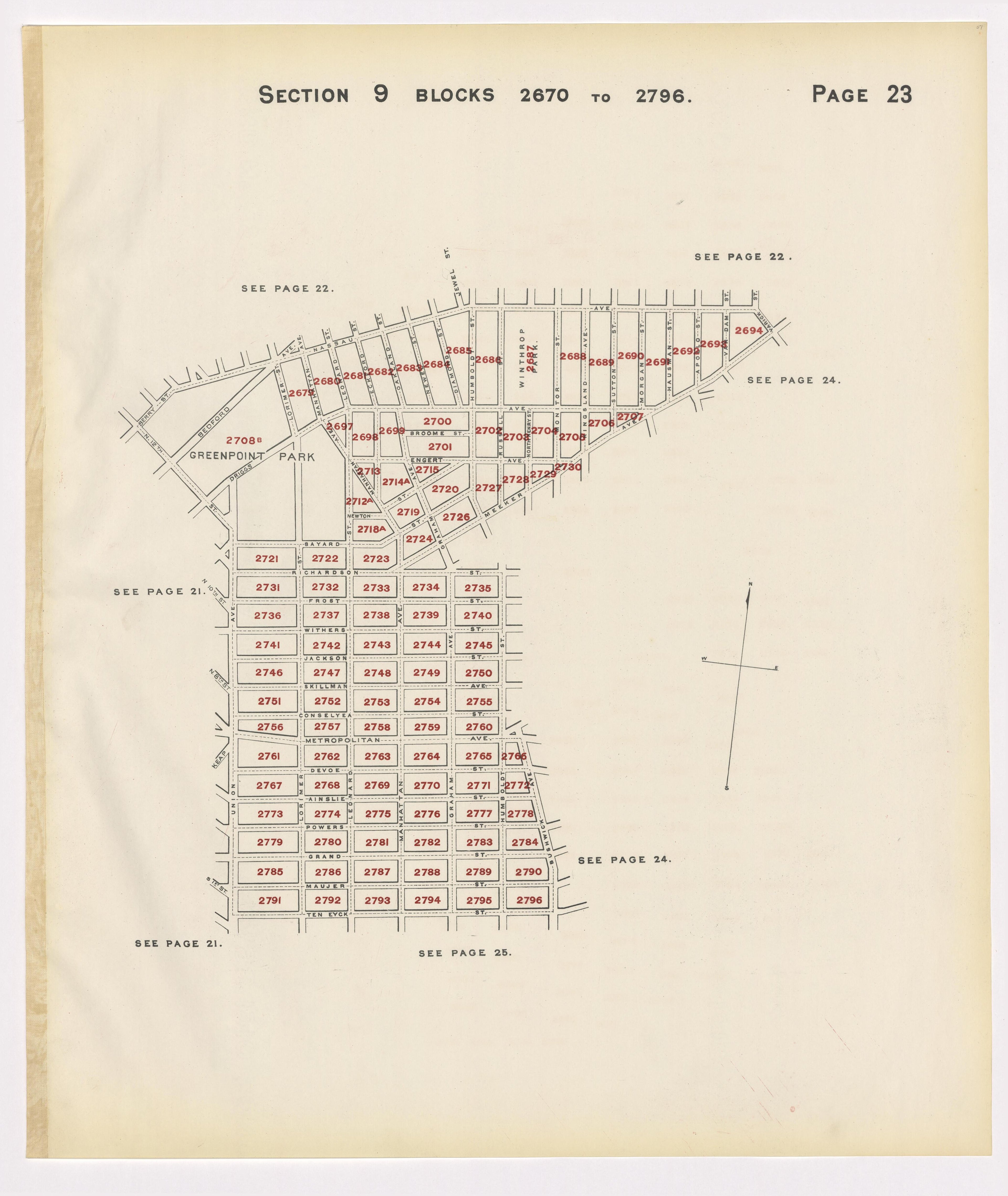 Image 27 of the Land Map of the County of Kings, State of New York 1911 to 1920, Inclusive from the Land Map of the County of Kings, State of New York 1911 to 1920, Inclusive 1910 by Relic Map Company