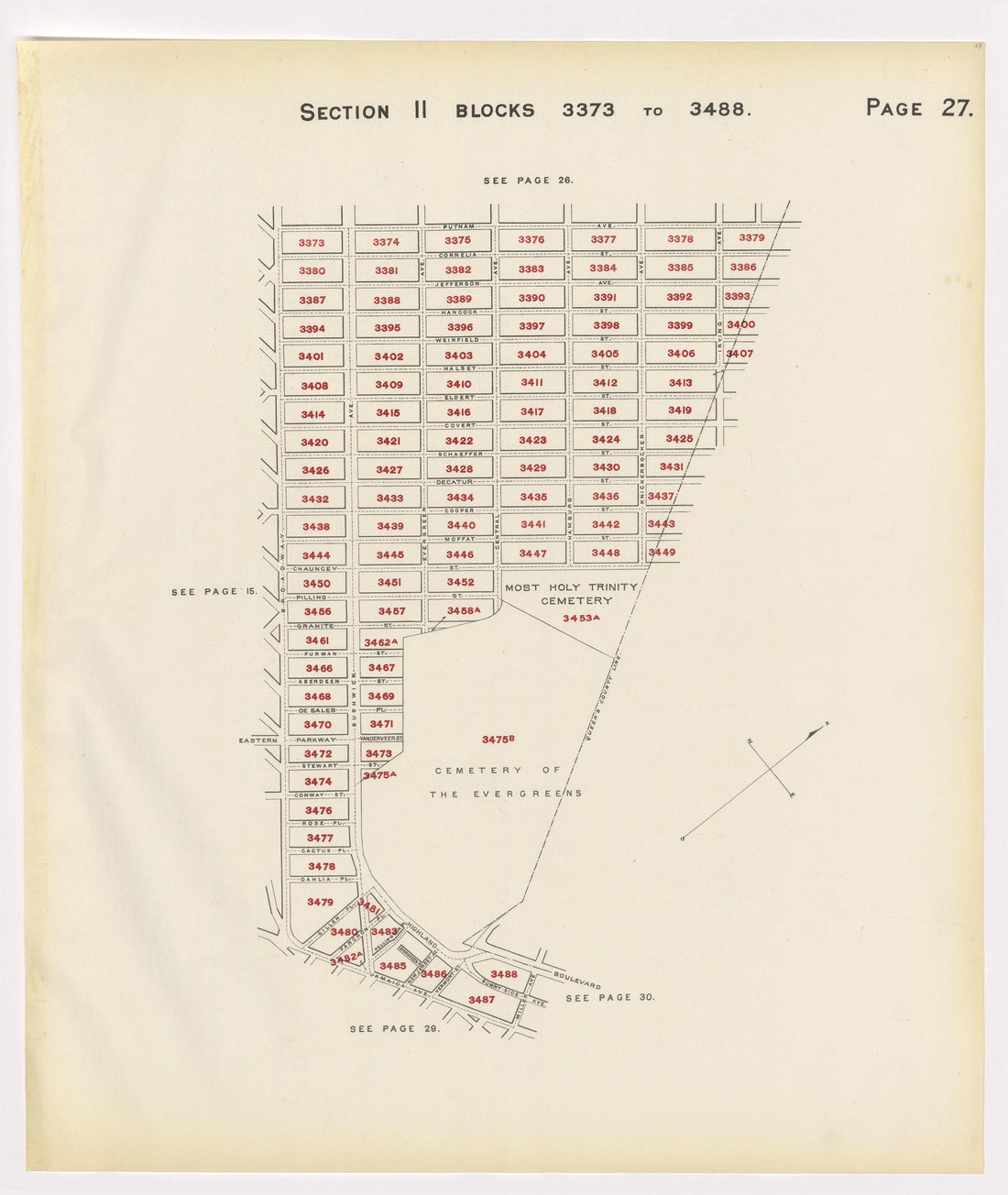 Image 31 of the Land Map of the County of Kings, State of New York 1911 to 1920, Inclusive from the Land Map of the County of Kings, State of New York 1911 to 1920, Inclusive 1910 by Relic Map Company