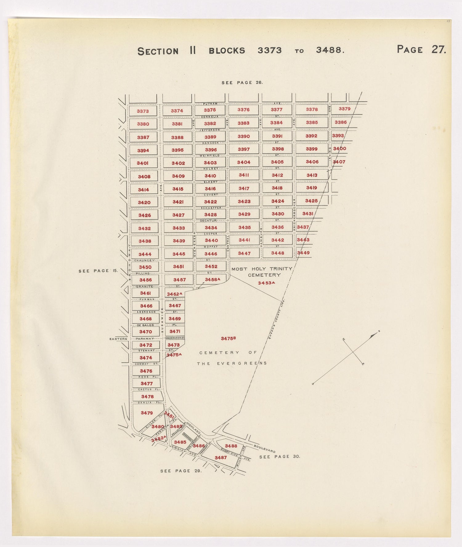 Image 31 of the Land Map of the County of Kings, State of New York 1911 to 1920, Inclusive from the Land Map of the County of Kings, State of New York 1911 to 1920, Inclusive 1910 by Relic Map Company