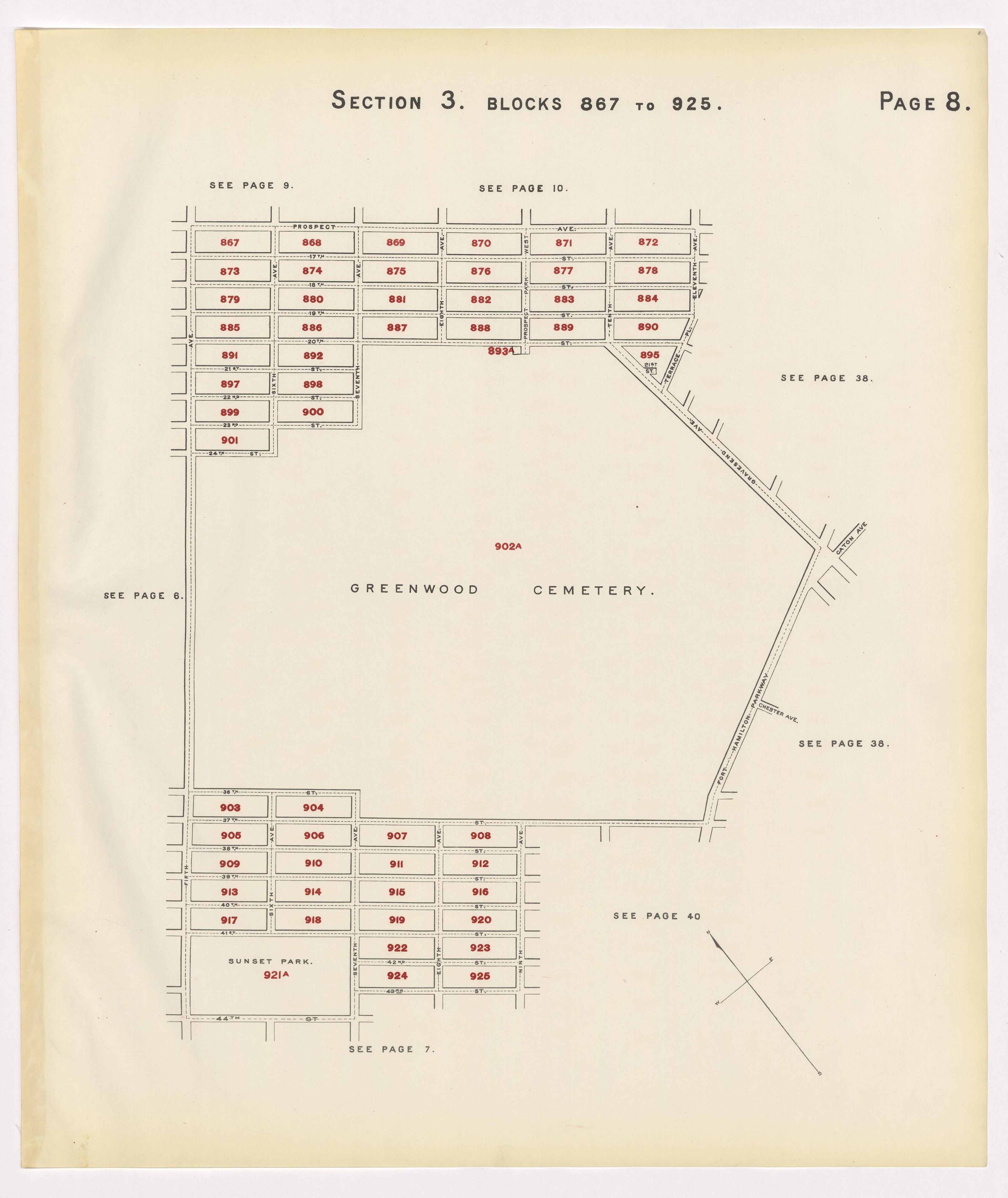 Image 12 of the Land Map of the County of Kings, State of New York 1911 to 1920, Inclusive from the Land Map of the County of Kings, State of New York 1911 to 1920, Inclusive 1910 by Relic Map Company