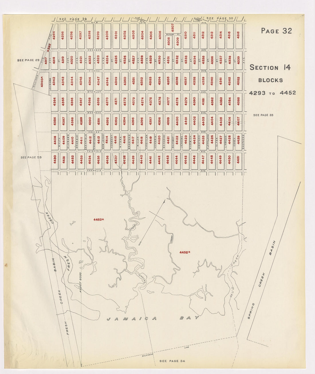 Image 36 of the Land Map of the County of Kings, State of New York 1911 to 1920, Inclusive from the Land Map of the County of Kings, State of New York 1911 to 1920, Inclusive 1910 by Relic Map Company