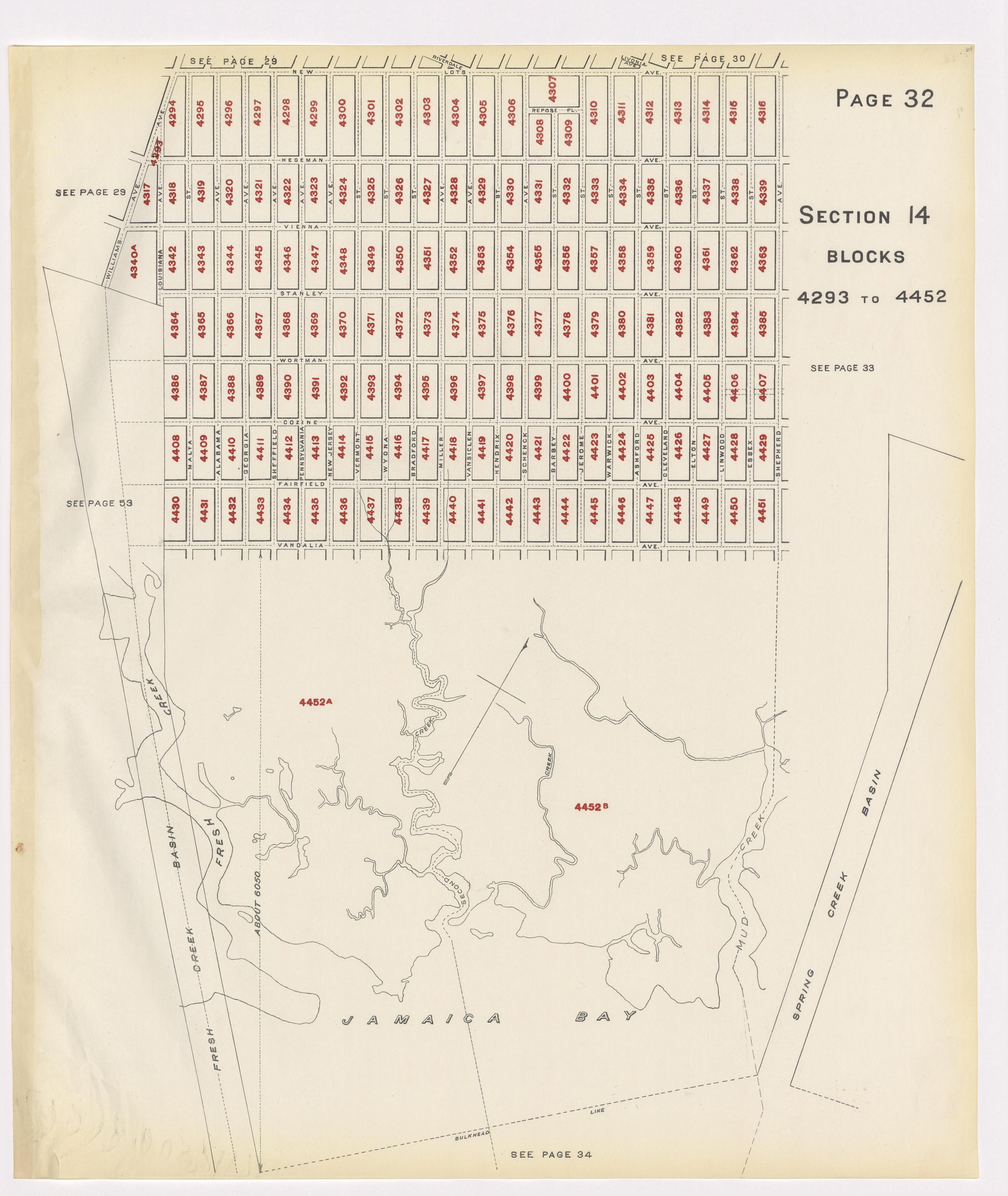 Image 36 of the Land Map of the County of Kings, State of New York 1911 to 1920, Inclusive from the Land Map of the County of Kings, State of New York 1911 to 1920, Inclusive 1910 by Relic Map Company