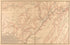 Map No. 4: the Chattanooga Campaign of August and September 1863 from the Middle Tennessee and Chattanooga Campaigns of June, July, August, and September 1863 1891 by Relic Map Company