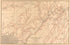 Map No. 6: the Chattanooga Campaign of August and September 1863 from the Middle Tennessee and Chattanooga Campaigns of June, July, August, and September 1863 1891 by Relic Map Company