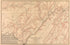 Map No. 5: the Chattanooga Campaign of August and September 1863 from the Middle Tennessee and Chattanooga Campaigns of June, July, August, and September 1863 1891 by Relic Map Company