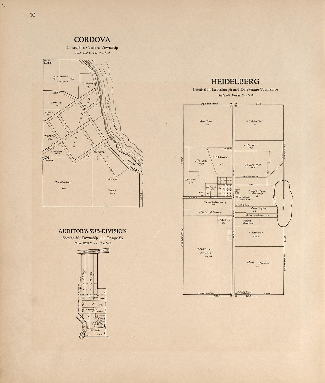 Cordova; Heidelsburg; Auditor&