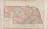 Nebraska from Plat Book of Saunders County, Nebraska : Containing Carefully Prepared Township Plats, Village Plats, Analysis of U.S. Land System, Leading Farmers Directory : Illustrated 1907 by Relic Map Company