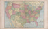 United States from Plat Book of Saunders County, Nebraska : Containing Carefully Prepared Township Plats, Village Plats, Analysis of U.S. Land System, Leading Farmers Directory : Illustrated 1907 by Relic Map Company