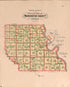 Washington County, School District from Plat Book of Washington County, Nebraska : Containing Carefully Prepared Township Plats, Village Plats, Analysis of U.S. Land System, State, United States and World Maps : Illustrated 1908 by Relic Map Company