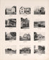 Photographs of Residences and Portraits, P. 7 from Plat Book of Washington County, Nebraska : Containing Carefully Prepared Township Plats, Village Plats, Analysis of U.S. Land System, State, United States and World Maps : Illustrated 1908 by Relic Map Company