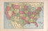 United States from Plat Book of Washington County, Nebraska : Containing Carefully Prepared Township Plats, Village Plats, Analysis of U.S. Land System, State, United States and World Maps : Illustrated 1908 by Relic Map Company