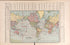 Map of the World from Plat Book of Washington County, Nebraska : Containing Carefully Prepared Township Plats, Village Plats, Analysis of U.S. Land System, State, United States and World Maps : Illustrated 1908 by Relic Map Company