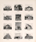 Photographs of Residences and Portraits, P. 15 from Plat Book of Washington County, Nebraska : Containing Carefully Prepared Township Plats, Village Plats, Analysis of U.S. Land System, State, United States and World Maps : Illustrated 1908 by Relic Map Company