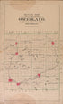 Outline Map of Osceola from Plat Book of Osceola County, Michigan 1900 by Relic Map Company