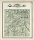 Map of Wayne Township from Plat Book of Allen County, Indiana 1907 by Relic Map Company