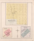 Kilbourne - Bishop - Moscow from Plat Book of Mason County, Illinois 1891 by Relic Map Company