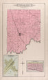 Kilbourne - Natrona - Easton from Plat Book of Mason County, Illinois 1891 by Relic Map Company