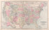 United States from Plat Book of Mason County, Illinois 1891 by Relic Map Company
