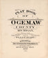 Title Sheet from Plat Book of Ogemaw County, Michigan 1903 by Relic Map Company