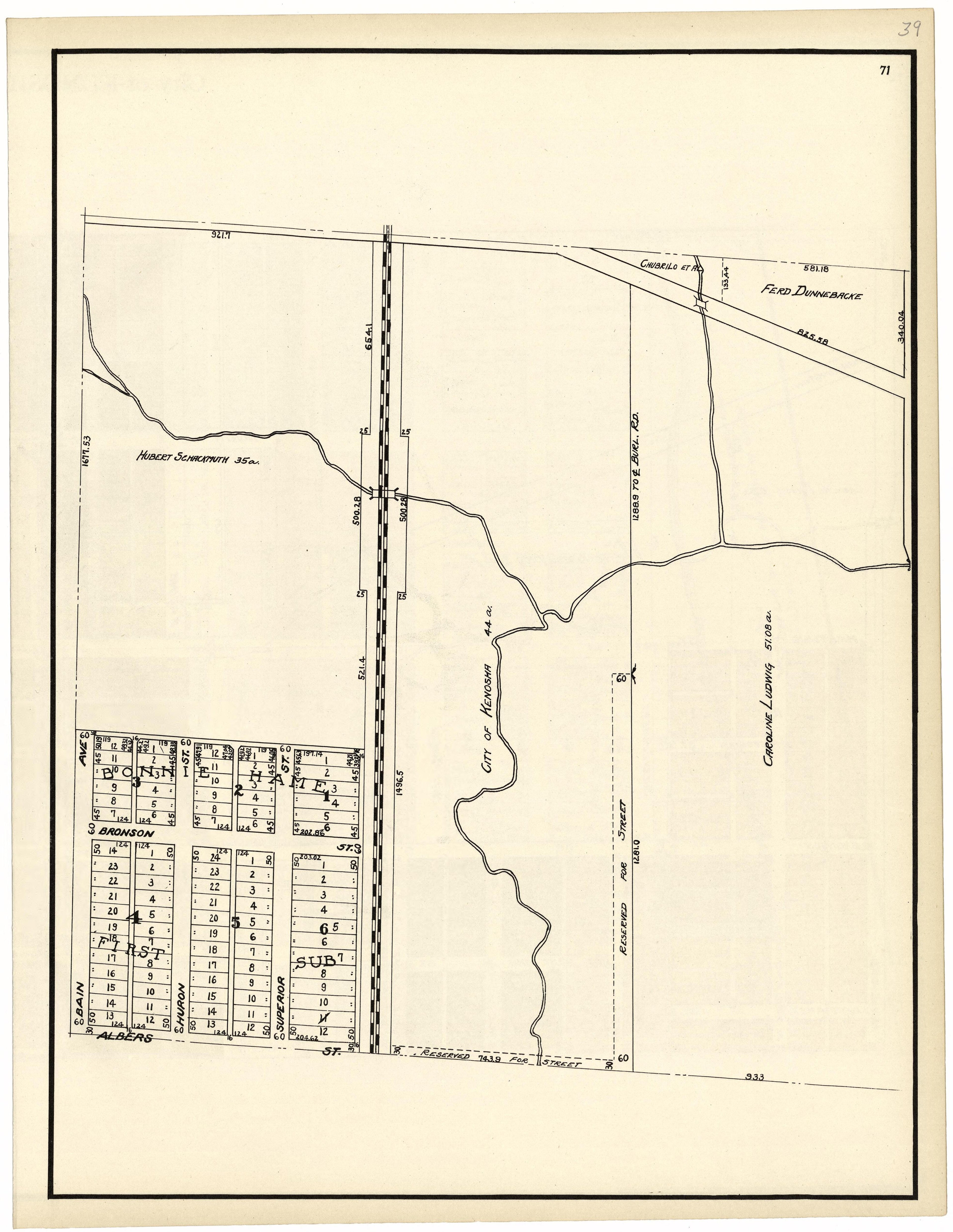 Untitled from Plat Book of Racine and Kenosha Counties, Wisconsin 1924 by Relic Map Company