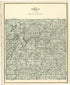 Map of Norway Township from Plat Book of Racine and Kenosha Counties, Wisconsin 1924 by Relic Map Company