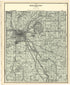 Map of Burlington Township from Plat Book of Racine and Kenosha Counties, Wisconsin 1924 by Relic Map Company