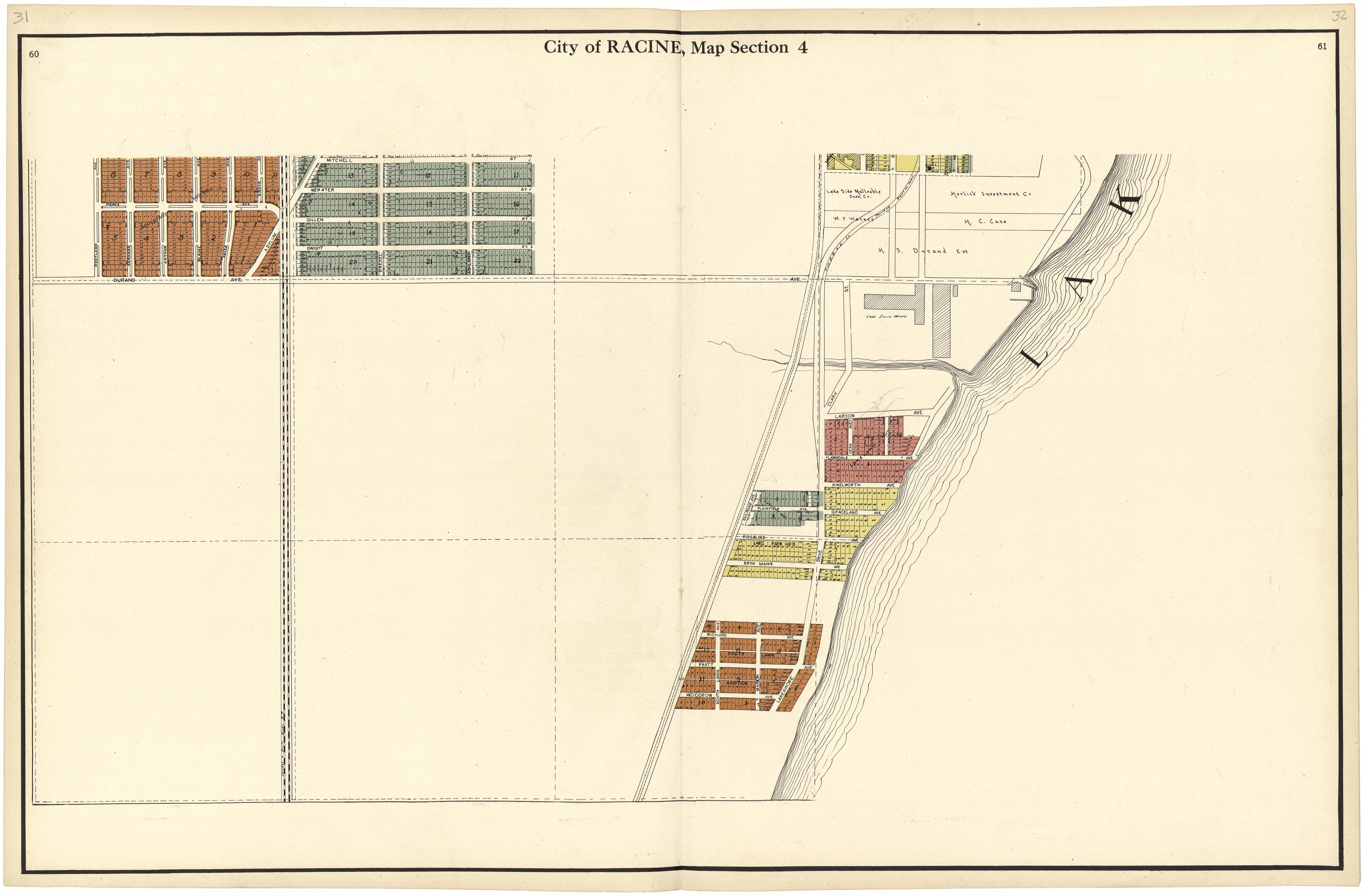 This old map of Kenosha County, Racine County, , Wisconsin was created by Racine Real Estate Board (Wis.)|Western Printing and Lithographing Company in 1924