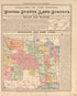 Analysis of the System of United States Land Surveys from Plat Book of Hardin County, Iowa : Drawn from Actual Surveys & County Records 1892 by Relic Map Company