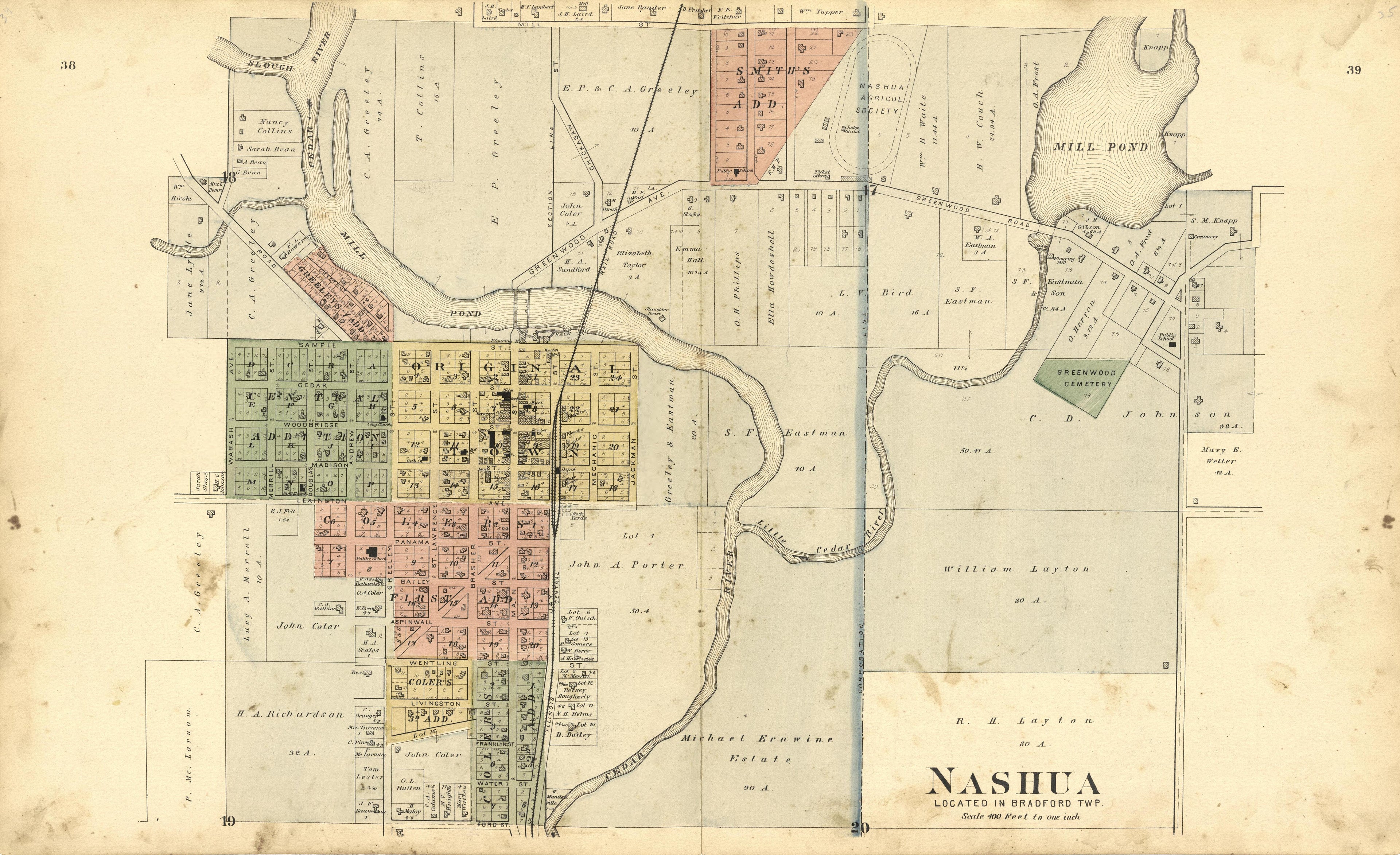 This old map of Chickasaw County, Iowa,  was created by Balliet &amp; Volk|Bourquin, F. (Frederick)|North West Publishing Co in 1892