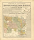 Analysis of the System United States Land Surveys from Plat Book of Chickasaw County, Iowa : Drawn from Actual Surveys & County Records 1892 by Relic Map Company