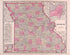 Missouri from Plat Book of Greene County, Missouri : Compiled from County Records and Actual Surveys 1904 by Relic Map Company