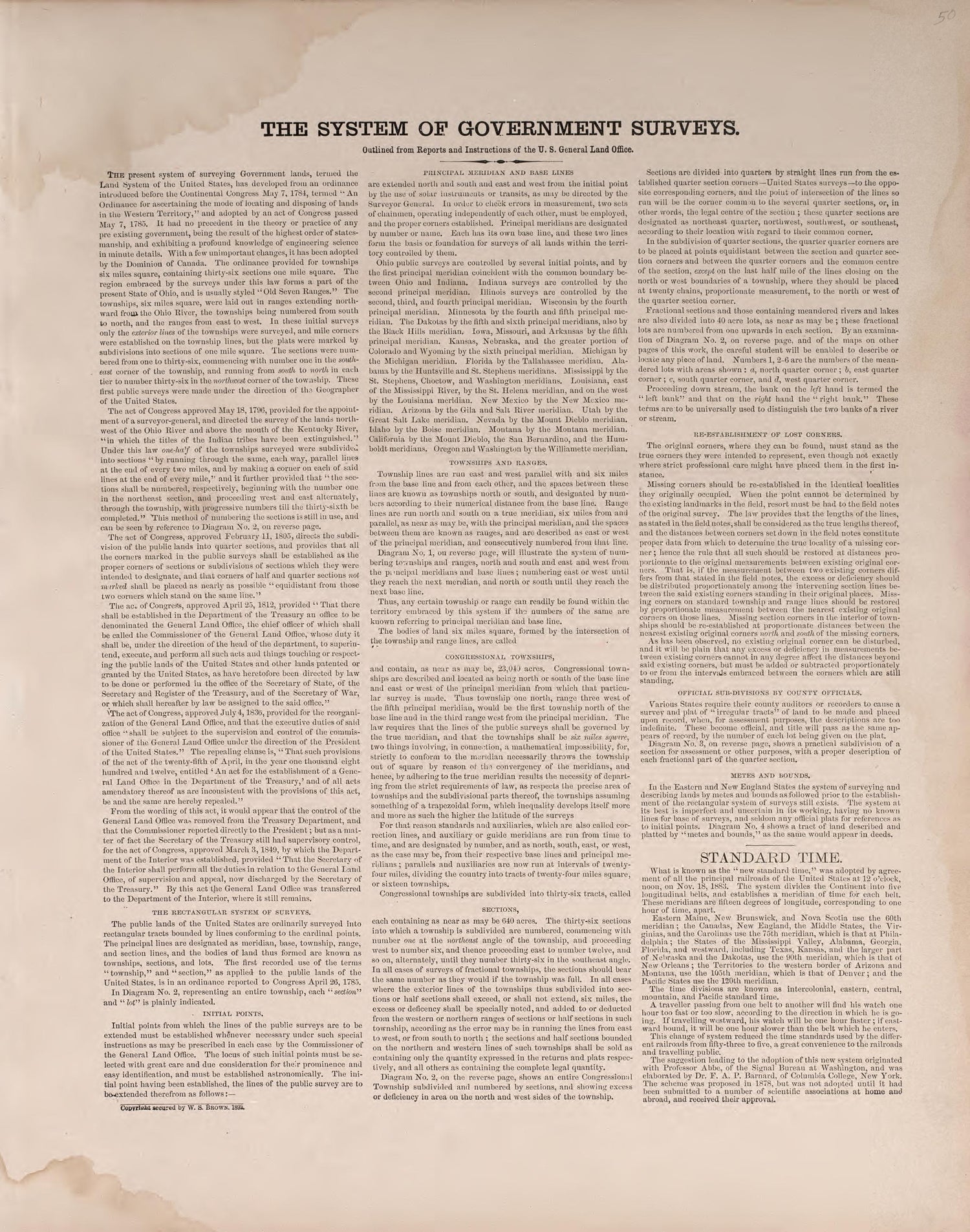 The System of Government Surveys from Plat Book of Jackson County, Missouri : Compiled from County Records and Actual Surveys 1904 by Relic Map Company