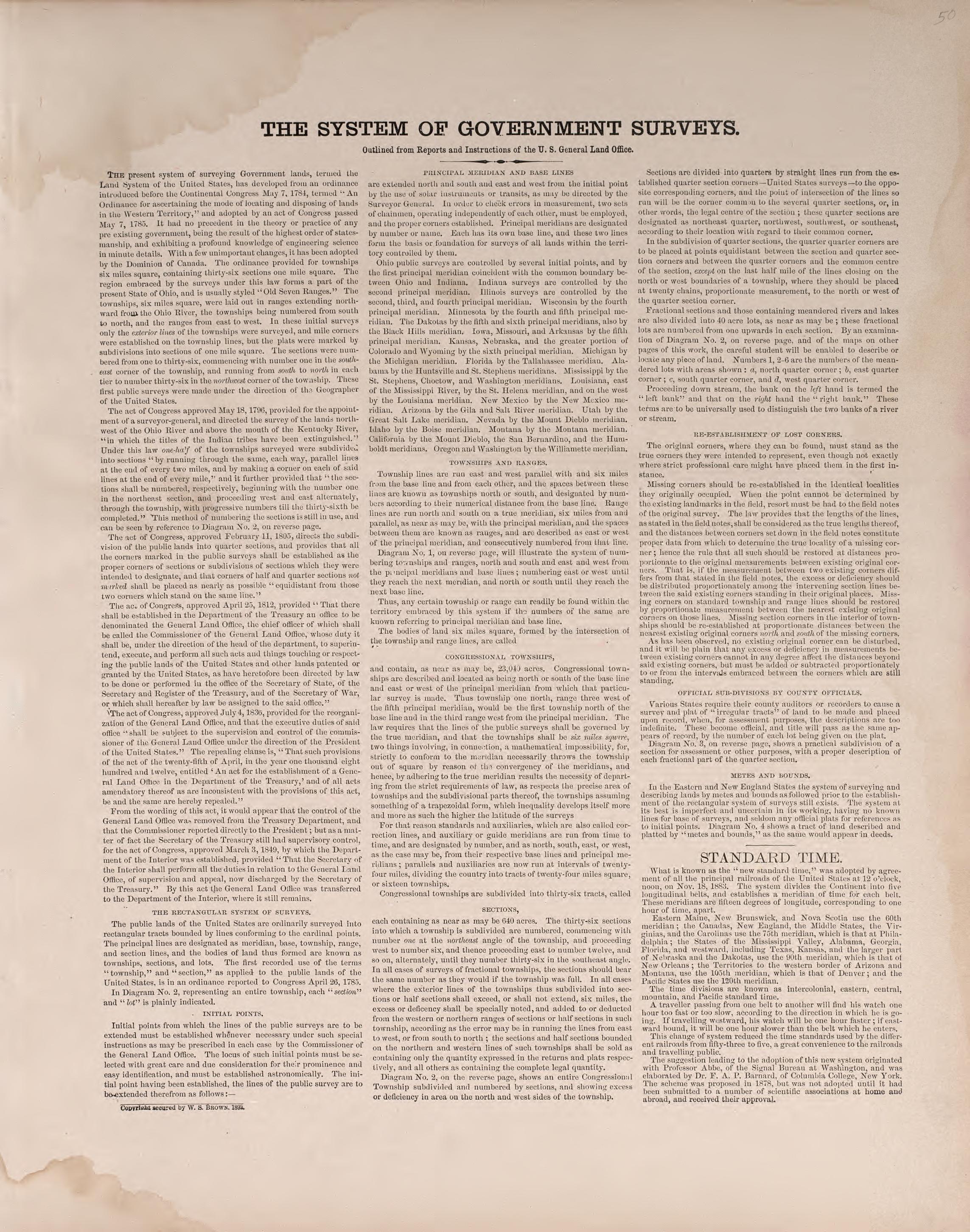 The System of Government Surveys from Plat Book of Jackson County, Missouri : Compiled from County Records and Actual Surveys 1904 by Relic Map Company