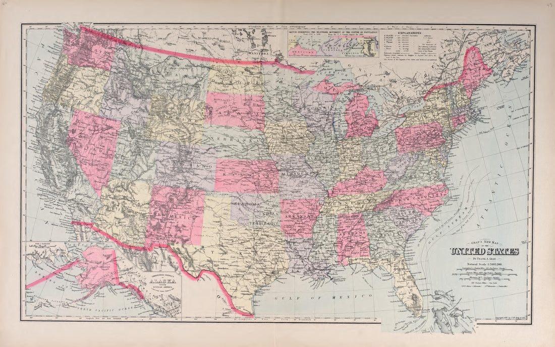 United States from Plat Book of Jackson County, Missouri : Compiled from County Records and Actual Surveys 1904 by Relic Map Company