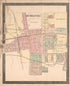 Kendallville from Plat Book and Statistical Record of Noble County, Indiana : Containing a Brief History of the County, Townships, Cities and Larger Towns, Together With a Large Map of Indiana and Outline Map … 1893 by Relic Map Company