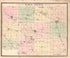 Noble County, Indiana from Plat Book and Statistical Record of Noble County, Indiana : Containing a Brief History of the County, Townships, Cities and Larger Towns, Together With a Large Map of Indiana and Outline Map … 1893 by Relic Map Company