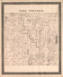 York Township from Plat Book and Statistical Record of Noble County, Indiana : Containing a Brief History of the County, Townships, Cities and Larger Towns, Together With a Large Map of Indiana and Outline Map … 1893 by Relic Map Company