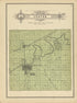 Center Township from Plat Book and Complete Survey of Dickinson County, Kansas : Containing Plats of Townships and Incorporated Towns, Also Maps of the State, United States and World, With an Outline Map of Dickinson … 1909 by Relic Map Company