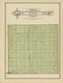 Ridge Township from Plat Book and Complete Survey of Dickinson County, Kansas : Containing Plats of Townships and Incorporated Towns, Also Maps of the State, United States and World, With an Outline Map of Dickinson … 1909 by Relic Map Company