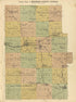 Outline Map of Dickinson County, Kansas from Plat Book and Complete Survey of Dickinson County, Kansas : Containing Plats of Townships and Incorporated Towns, Also Maps of the State, United States and World, With an Outline Map of Dickinson … 1909 by Relic Map Company
