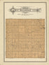 Willowdale Township from Plat Book and Complete Survey of Dickinson County, Kansas : Containing Plats of Townships and Incorporated Towns, Also Maps of the State, United States and World, With an Outline Map of Dickinson … 1909 by Relic Map Company